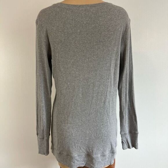 Vintage Marc Cain Sports Women’s Medium Grey Asymmetrical Pullover Sweater Paris - Picture 6 of 15